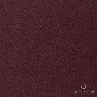 Костюмная ткань Marzoni 601 - 125 / 1200 — Тёмно-бордовый, однотонная, 58% шерсть, 42% Silk