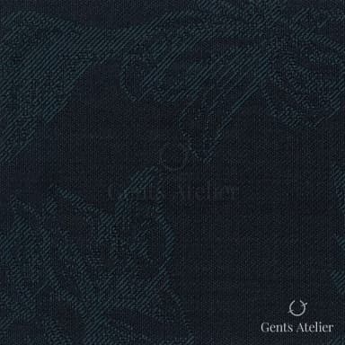 Костюмная ткань Marzoni 609 - 383 / 1200 — Зелёный, ёлочка, 100% шерсть