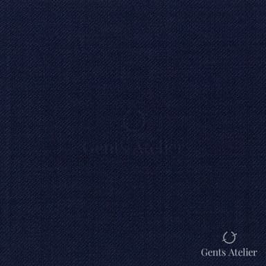 Костюмная ткань Marzoni 620 - 797 / 700 — Тёмно-синий, однотонная, 100% шерсть