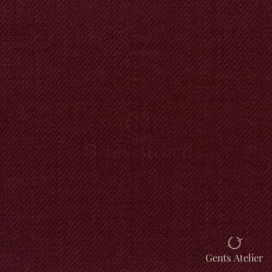 Костюмная ткань Marzoni 620 - 920 / 900 — Тёмно-бордовый, однотонная, 100% шерсть