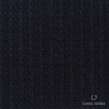 Костюмная ткань Marzoni 628 - 721 / 1500 — Угольно-серый, в полоску, 100% шерсть