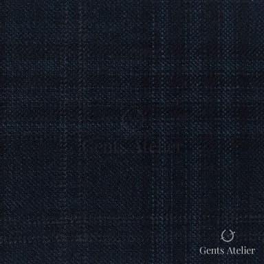 Костюмная ткань Marzoni 600 - 584 / 1000 — Тёмно-зелёный / Чёрный, виндоупейн, 100% шерсть