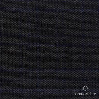 Костюмная ткань Marzoni 607 - 621 / 900 — Угольный / Синий, виндоупейн, 100% шерсть