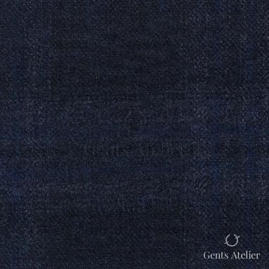 Костюмная ткань Marzoni 655 - 031 / 1200 — Тёмно-синий / Синий, меланж, 95% шерсть, 5% Cashmere