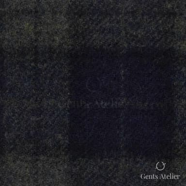 Костюмная ткань Marzoni 601 - 582 / 900 — Оливковый / Тёмно-синий, меланж, 100% шерсть