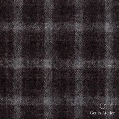 Костюмная ткань Marzoni 601 - 611 / 900 — Коричневый / Серый, в клетку, 100% шерсть