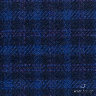 Костюмная ткань Marzoni 605 - 364 / 500 — Тёмно-фиолетовый, однотонная, 98% Cotton, 2% Lycra