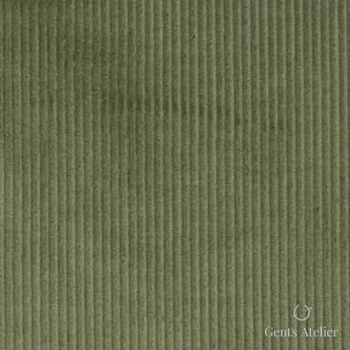 Костюмная ткань Marzoni 605 - 421 / 700 — Зелёный, однотонная, 98% Cotton, 2% Lycra