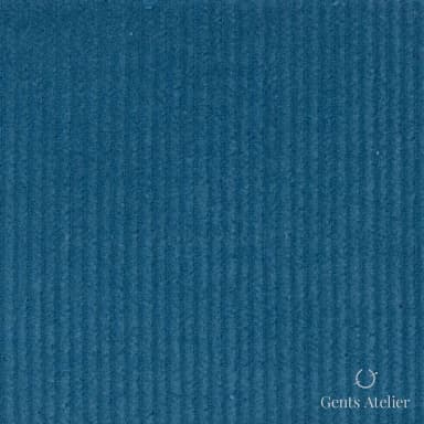 Костюмная ткань Marzoni 605 - 480 / 500 — Бирюзовый, рубчик, 100% Cotton