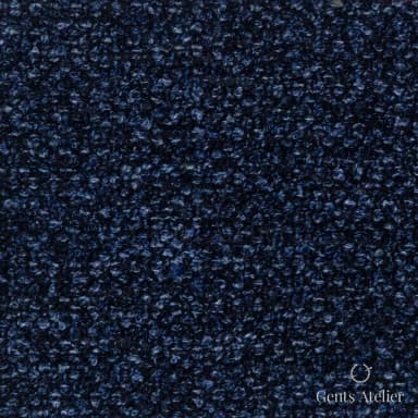 Костюмная ткань Marzoni 641 - 135 / 900 — Чёрный / Синий, меланж, 62% Cotton, 20.5% Nylon, 17% Mohair, 0.5% Elastane