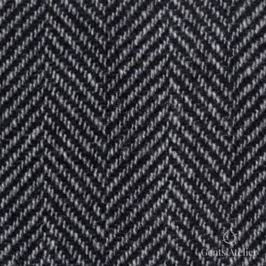 Костюмная ткань Marzoni 651 - 040 / 1500 — Серый, ёлочка, 95% шерсть / 5% Cashmere