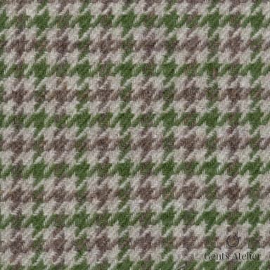 Костюмная ткань Marzoni 651 - 607 / 1200 — Розовый / Зелёный, гусиная лапка, 90% шерсть, 10% Cashmere