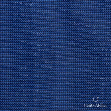 Костюмная ткань Marzoni 619 - 123 / 1000 — Синий, меланж, 100% шерсть
