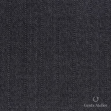 Костюмная ткань Marzoni 723 - 109 / 1200 — Серый / Белый, ёлочка, 100% шерсть