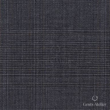 Костюмная ткань Marzoni 725 - 494 / 1500 — Серый / Бежевый, в клетку, 100% шерсть