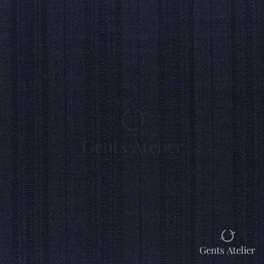 Костюмная ткань Marzoni 725 - 507 / 1500 — Тёмно-синий, в полоску, 100% шерсть