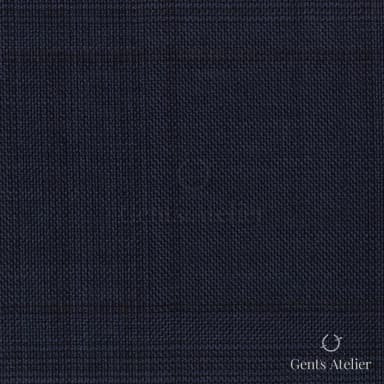 Костюмная ткань Marzoni 725 - 509 / 1500 — Тёмно-синий / Бордовый, меланж, 100% шерсть