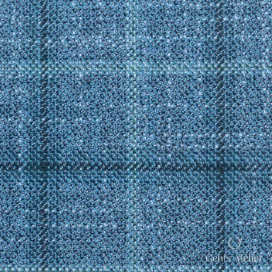 Костюмная ткань Marzoni 612 - 542 / 1000 — Бирюзовый, виндоупейн, 100% Bamboo