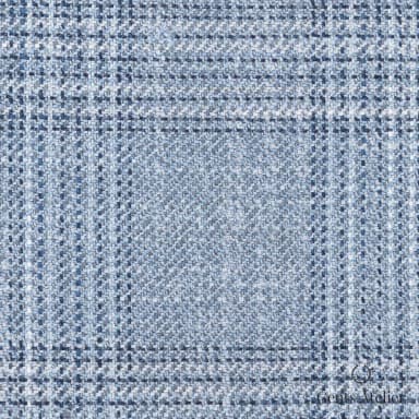 Костюмная ткань Marzoni 612 - 550 / 1000 — Синий / Белый, виндоупейн, 100% Bamboo