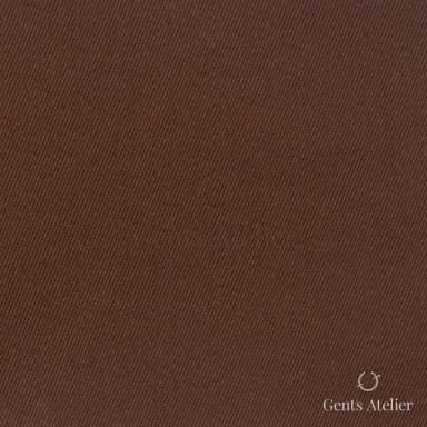Костюмная ткань Marzoni 614 - 511 / 600 — Коричневый, однотонная, 97% Supima Cotton, 3% Lycra