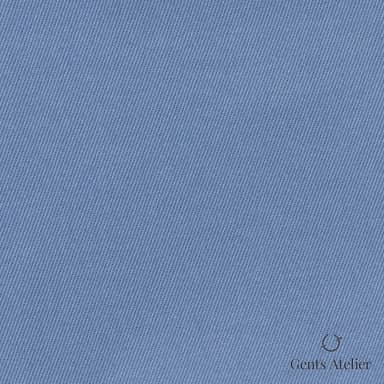 Костюмная ткань Marzoni 614 - 517 / 600 — Ледяной голубой, однотонная, 97% Supima Cotton, 3% Lycra