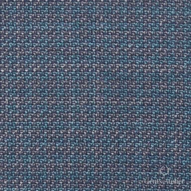 Костюмная ткань Marzoni 655 - 602 / 1400 — Зелёный / Серый, меланж, 55% шерсть 34% Silk 11% Linen