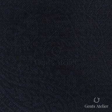 Костюмная ткань Marzoni 609 - 378 / 1200 — Тёмно-синий, узор, 100% шерсть