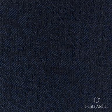 Костюмная ткань Marzoni 609 - 379 / 1200 — Синий, узор, 100% шерсть