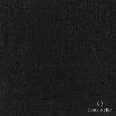 Костюмная ткань Marzoni 609 - 381 / 1200 — Чёрный, узор, 100% шерсть