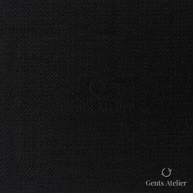 Костюмная ткань Marzoni 609 - 386 / 1200 — Чёрный, однотонная, 100% шерсть