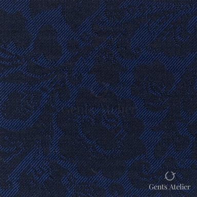 Костюмная ткань Marzoni 609 - 436 / 1000 — Синий, узор, 100% шерсть