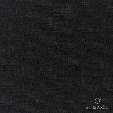 Костюмная ткань Marzoni 721 - 017 / 900 — Чёрный, однотонная, 100% шерсть