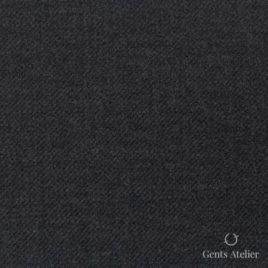 Костюмная ткань Marzoni 618 - 205 / 1200 — Антрацит, однотонная, 100% шерсть