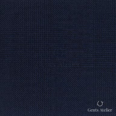 Костюмная ткань Marzoni 618 - 380 / 1200 — Тёмно-синий, однотонная, 100% шерсть