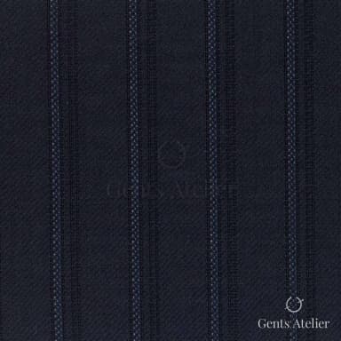 Костюмная ткань Marzoni 618 - 387 / 1200 — Тёмно-синий, полоса, 100% шерсть