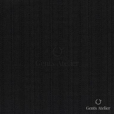 Костюмная ткань Marzoni 618 - 393 / 1200 — Чёрный, полоса, 100% шерсть