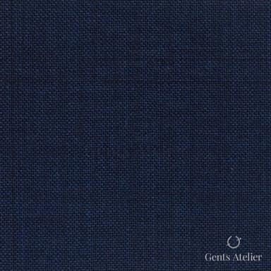 Костюмная ткань Marzoni 651 - 853 / 1200 — Тёмно-синий, однотонная, 100% шерсть