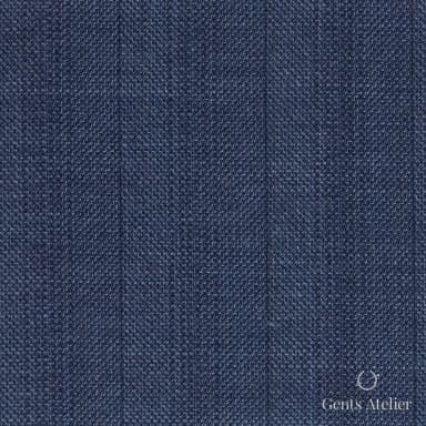 Костюмная ткань Marzoni 723 - 200 / 1100 — Синий, оконная клетка, 100% шерсть