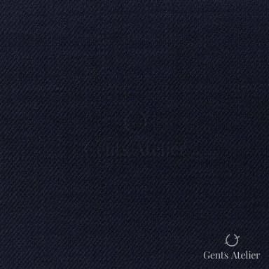 Костюмная ткань Marzoni 725 - 424 / 1300 — Тёмно-синий, однотонная, 100% шерсть