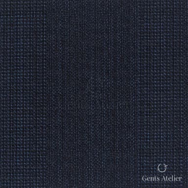 Костюмная ткань Marzoni 609 - 893 / 1200 — Navy-, гусиная лапка, 100% шерсть