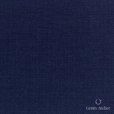 Костюмная ткань Marzoni 620 - 915 / 900 — Тёмно-синий, однотонная, 100% шерсть