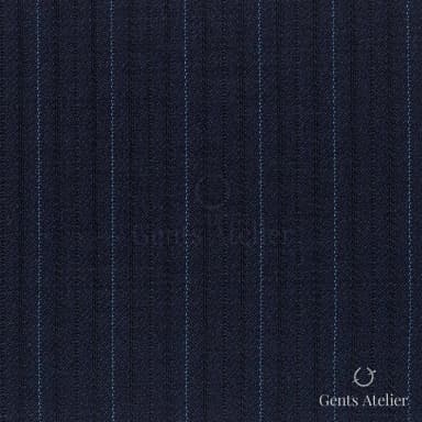 Костюмная ткань Marzoni 621 - 104 / 900 — Синий / Sky Blue, полоса, 100% шерсть