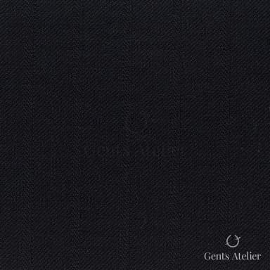 Костюмная ткань Marzoni 621 - 118 / 900 — Чёрный, однотонная, 100% шерсть