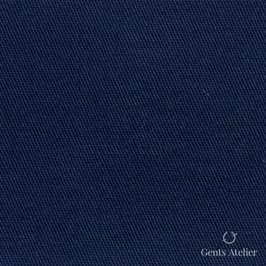 Костюмная ткань Marzoni 611 - 361 / 600 — Тёмно-синий, однотонная, 98% хлопок, 2% лайкра