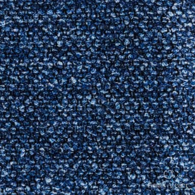 Костюмная ткань Marzoni 641 - 136 / 900 — Синий / Белый, меланж, 62% хлопок, 5% nylon, 17% мохер, 5% эластан