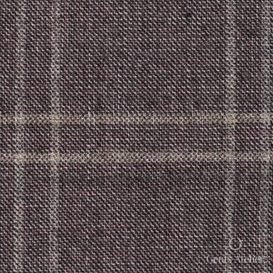 Костюмная ткань Marzoni 651 - 039 / 1200 — Redwood, оконная клетка, 95% шерсть, 5% кашемир