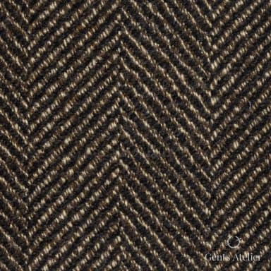 Костюмная ткань Marzoni 662 - 024 / 2200 — Коричневый, ёлочка, 90% шерсть, 10% кашемир