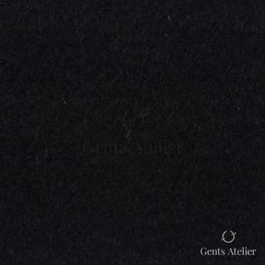 Костюмная ткань Marzoni 665 - 149 / 1600 — Чёрный, однотонная, 90% шерсть, 10% кашемир