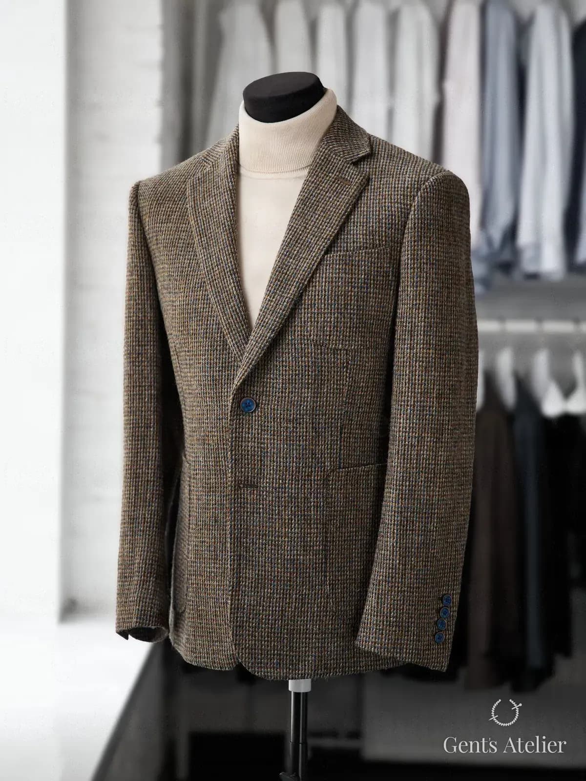 Пиджак из твида Harris Tweed