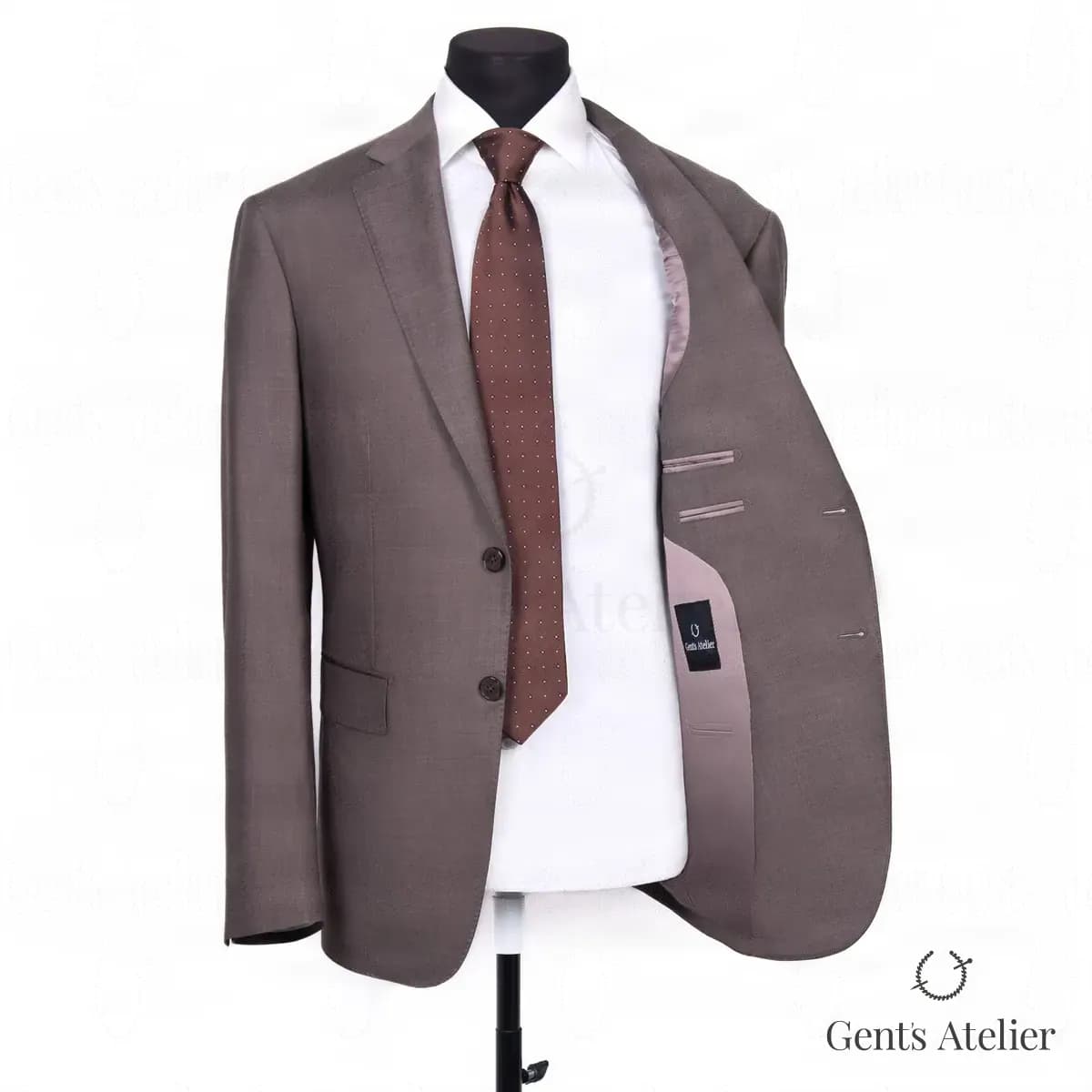 Костюм-двойка из 100% шерсти Ermenegildo Zegna